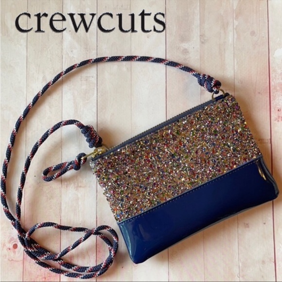 ✨CREWCUTS✨Glitter Crossbody Bag - Picture 1 of 8